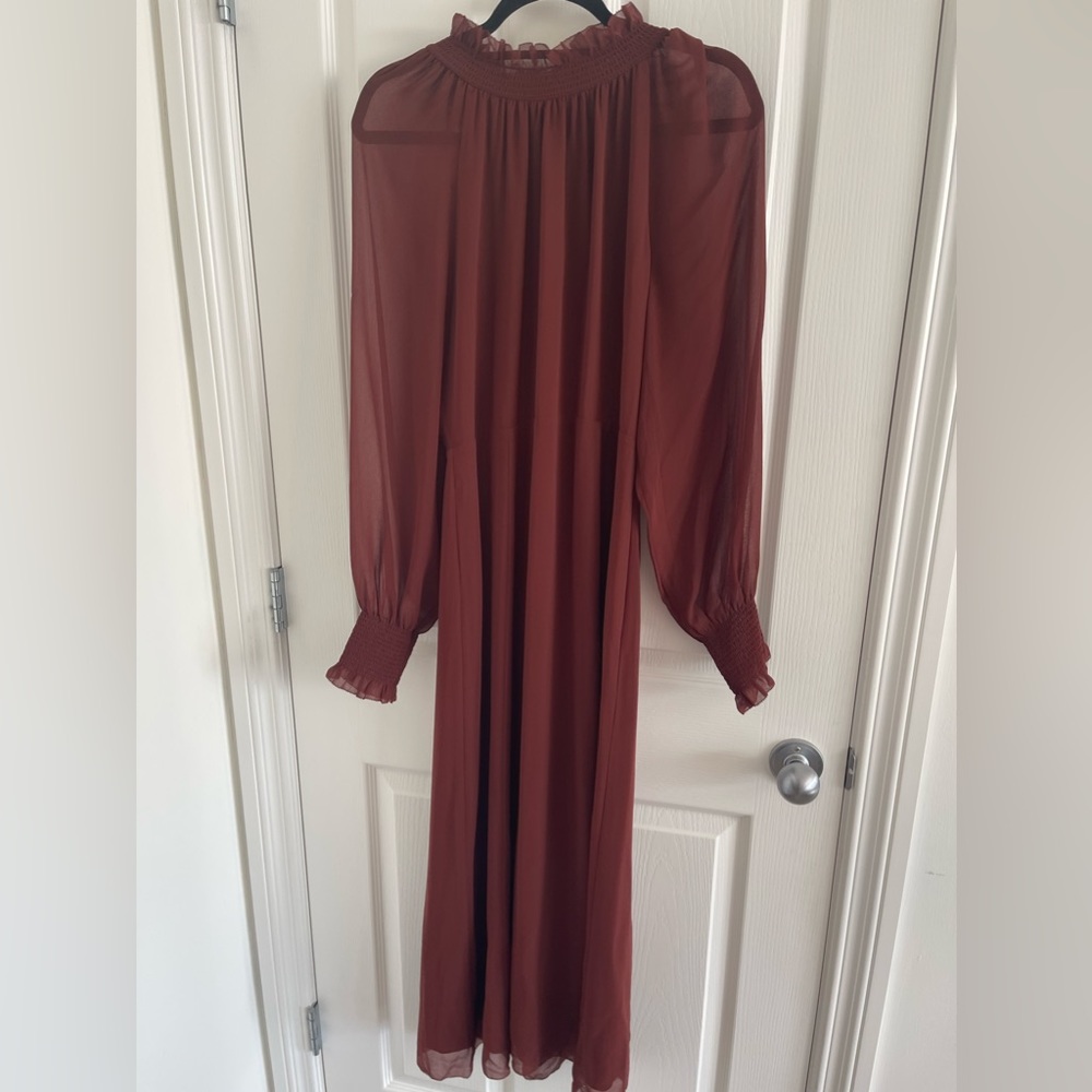 Aritzia VALENCIA DRESS - in color RUSTIQUE - size 8